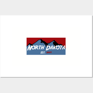 North Dakota Mountains Posters and Art